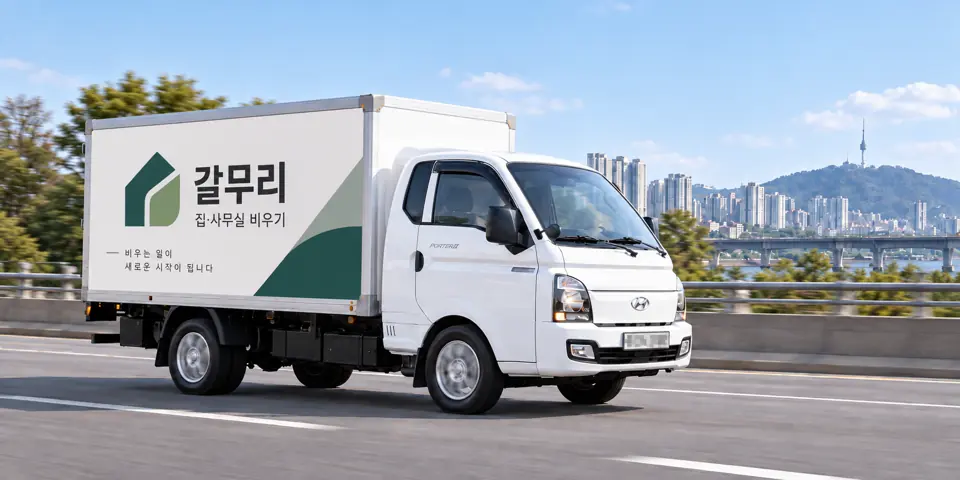 기산동 유품정리 | 갈무리 작업 차량, 그림